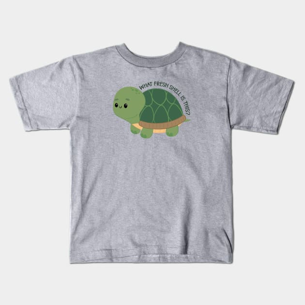 Everybody Turts Sometimes Kids T-Shirt by FunUsualSuspects